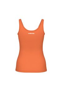 Damski tank top Head Spirit II. Kolor: pomarańczowy. Sport: tenis