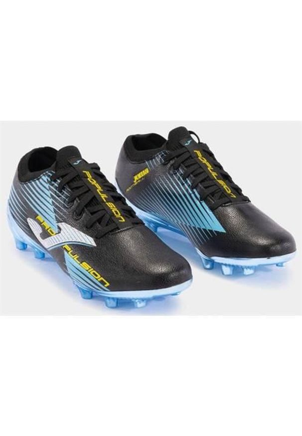 Buty piłkarskie męskie Joma Propulsion Cup 2401 Fg. Zapięcie: sznurówki. Kolor: wielokolorowy, niebieski, czarny. Materiał: materiał. Szerokość cholewki: normalna. Sport: piłka nożna