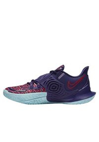 Buty koszykarskie męskie Nike Kyrie Low 3. Zapięcie: rzepy. Kolor: fioletowy, wielokolorowy. Materiał: syntetyk, tkanina, materiał. Szerokość cholewki: normalna