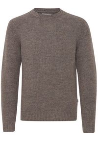 Casual Friday Sweter 20504408 Brązowy Regular Fit. Okazja: na co dzień. Kolor: brązowy. Materiał: syntetyk. Styl: casual #6