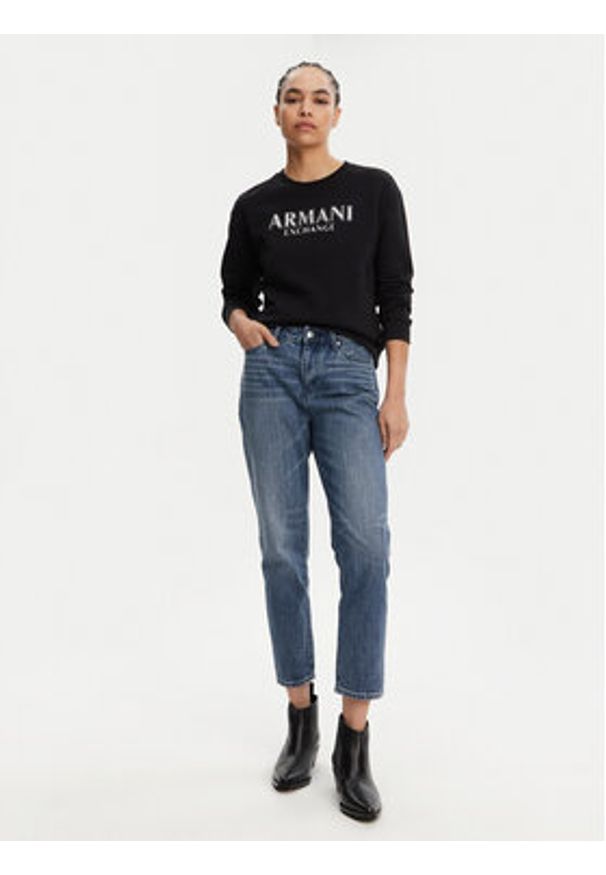 Armani Exchange Bluza XW000159 AF11851 UC001 Czarny Regular Fit. Kolor: czarny. Materiał: bawełna