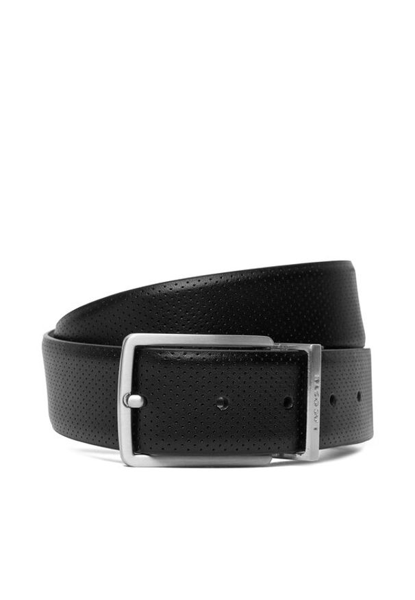 Lacoste Pasek RC4097 Czarny. Kolor: czarny. Materiał: skóra