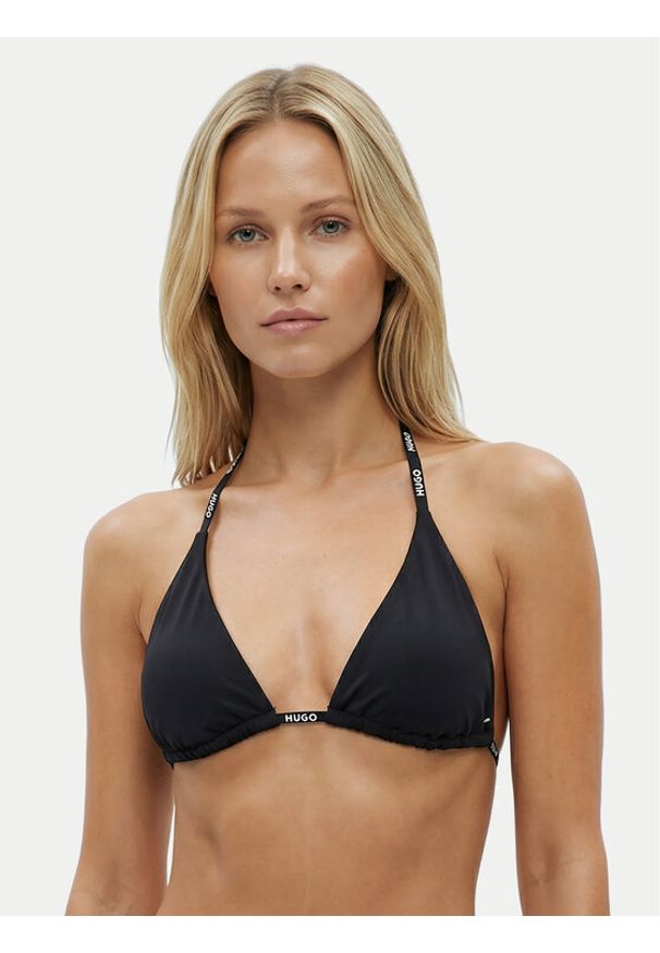 Hugo - HUGO Góra od bikini PURE TRIANGLE 50555596 Czarny. Kolor: czarny. Materiał: syntetyk
