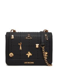 Love Moschino - LOVE MOSCHINO Torebka JC4065PP1LLI0000 Czarny. Kolor: czarny. Materiał: skórzane #1