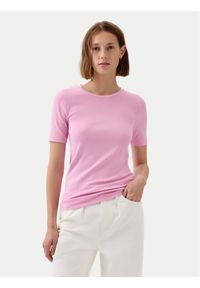 GAP - Gap T-Shirt 540635-10 Różowy Slim Fit. Kolor: różowy. Materiał: bawełna