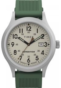 Zegarek Timex Zegarek męski TW4B30100 zielony. Kolor: zielony #1