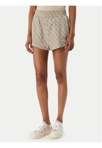 Guess Szorty sportowe V6GD02 K2959 Beżowy Regular Fit. Kolor: beżowy. Materiał: bawełna #1