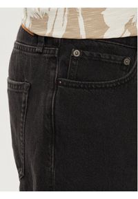 Jack & Jones - Jack&Jones Szorty jeansowe Chris Cooper 12252866 Czarny Relaxed Fit. Kolor: czarny. Materiał: bawełna