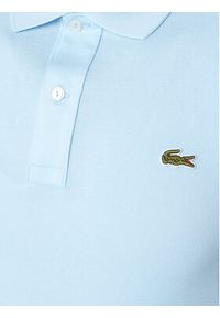 Lacoste Polo PH4012 Niebieski Slim Fit. Typ kołnierza: polo. Kolor: niebieski. Materiał: bawełna