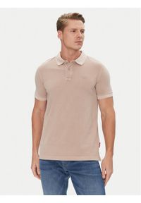 JOOP! Jeans Polo 15 JJJ-02Ambrosian 30045619 Beżowy Modern Fit. Typ kołnierza: polo. Kolor: beżowy. Materiał: bawełna