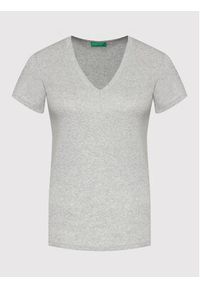 United Colors of Benetton - United Colors Of Benetton T-Shirt 3GA2E4230 Szary Regular Fit. Kolor: szary. Materiał: bawełna #3