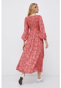 Y.A.S - Sukienka. Kolor: różowy. Materiał: tkanina, materiał, wiskoza. Typ sukienki: rozkloszowane #3