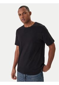 Jack & Jones T-Shirt Orrganic Basic 12156101 Czarny Slim Fit. Kolor: czarny. Materiał: bawełna #1