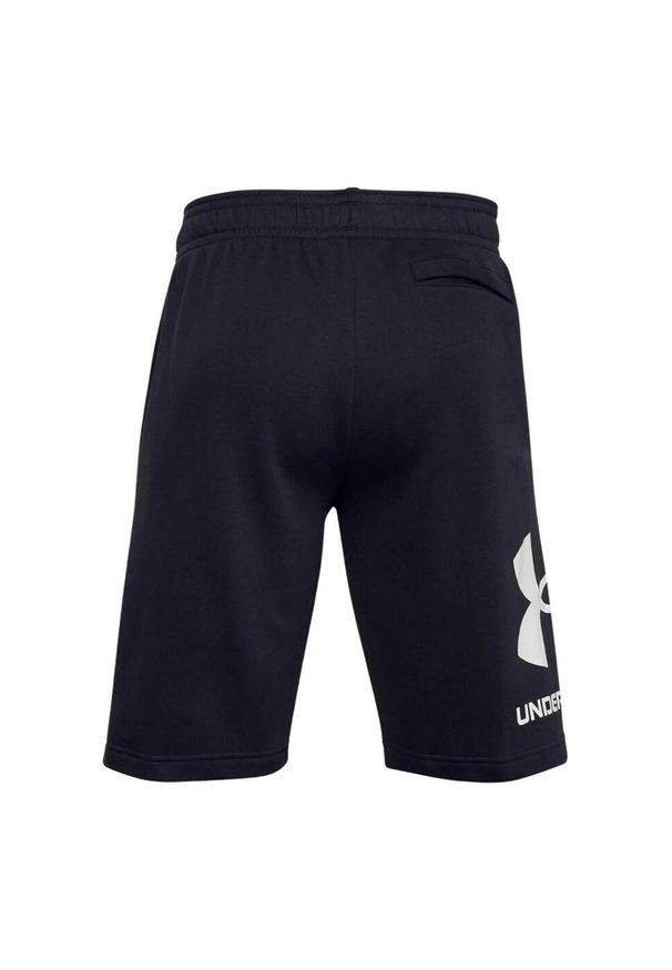Under Armour - Shorty Męskie Polar Logo Rival. Kolor: czarny. Materiał: polar