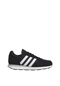 Adidas - Run 60s 3.0 Lifestyle Running Shoes. Kolor: biały, wielokolorowy, czarny. Materiał: materiał. Sport: bieganie