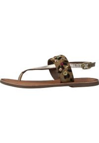 Gioseppo - Sandały GIOSEPPO 43781G Brązowy. Kolor: brązowy. Materiał: skóra. Sezon: lato