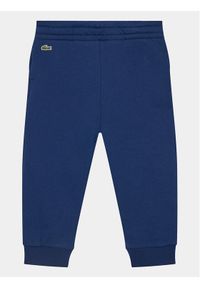 Lacoste Spodnie dresowe XJ1213 Granatowy Regular Fit. Kolor: niebieski. Materiał: bawełna