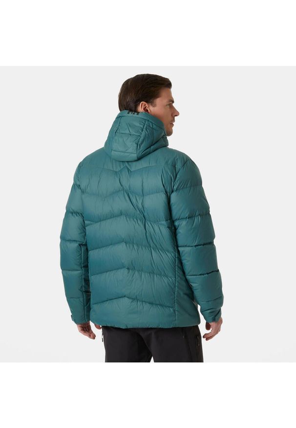 Kurtka z kapturem Helly Hansen Verglas Icefall. Typ kołnierza: kaptur. Kolor: zielony. Materiał: syntetyk. Sezon: zima