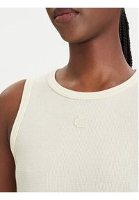 Calvin Klein Jeans Sukienka codzienna LV047F235G Żółty Slim Fit. Okazja: na co dzień. Kolor: żółty. Materiał: bawełna. Typ sukienki: proste. Styl: casual #2