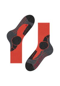 Skarpetki Falke TK1 Adventure. Kolor: różowy, wielokolorowy, pomarańczowy. Materiał: wełna. Sport: outdoor #1