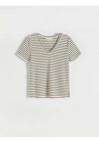 Reserved - T-shirt regular z modalem - wielobarwny. Materiał: dzianina #1