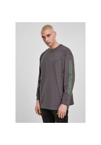 Urban Classics - Bluza Urban Classic neon logo boxy pocket. Kolor: czarny #1