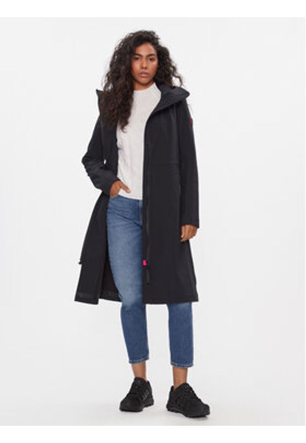 Rossignol Parka RLJWJ49 Czarny Regular Fit. Kolor: czarny. Materiał: syntetyk