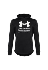 Bluza męska Under Armour Rival Terry Graphic Hood. Kolor: czarny #1