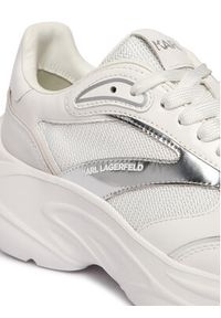 Karl Lagerfeld - KARL LAGERFELD Sneakersy Kontour Wedge KL68016 Biały. Kolor: biały. Materiał: skóra #5