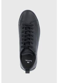 PS PAUL SMITH - PS Paul Smith Buty skórzane kolor czarny. Nosek buta: okrągły. Zapięcie: sznurówki. Kolor: czarny. Materiał: skóra