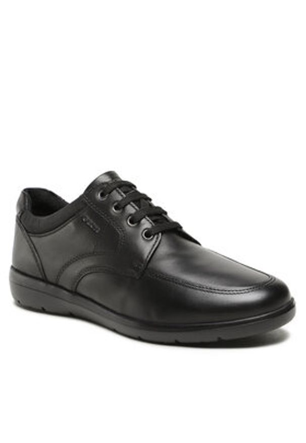 Geox Półbuty U Leitan U363QA 00085 C9999 Czarny. Kolor: czarny. Materiał: skóra