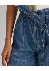 Lauren Ralph Lauren - LAUREN BY RALPH LAUREN - Jeansowe spodenki Relaxed Fit. Stan: podwyższony. Kolor: niebieski. Materiał: jeans. Styl: klasyczny