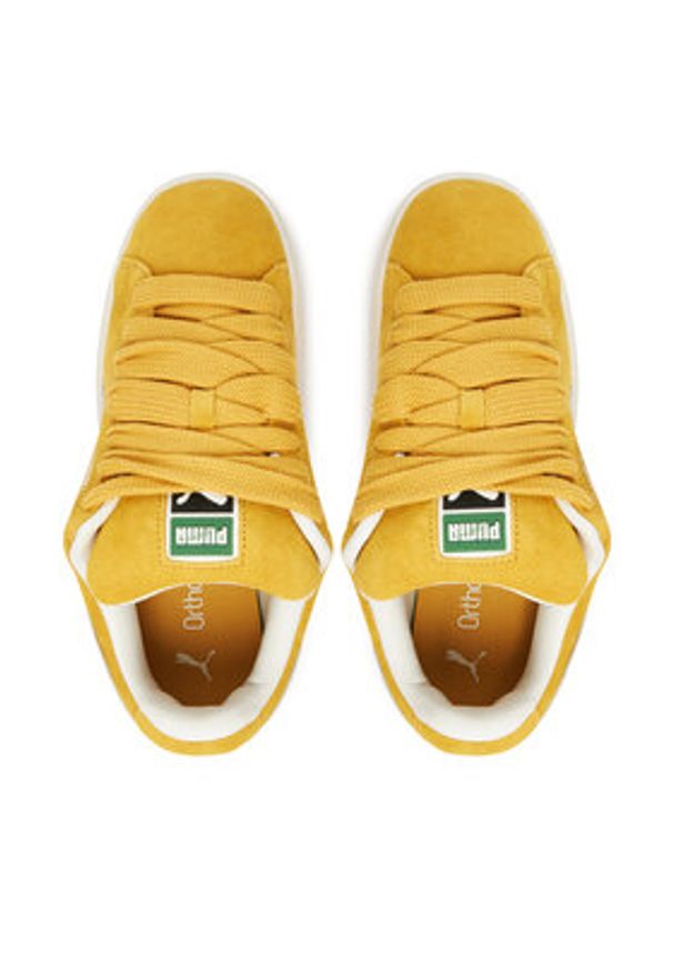 Puma Sneakersy Suede XL 395205 67 W Żółty. Kolor: żółty. Materiał: skóra, zamsz. Model: Puma Suede