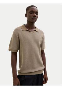 Jack & Jones - Jack&Jones Polo Ceaston 12273012 Beżowy Regular Fit. Typ kołnierza: polo. Kolor: beżowy. Materiał: bawełna