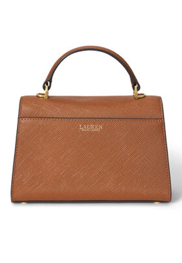 Lauren Ralph Lauren - LAUREN RALPH LAUREN Torebka 431966765007 Brązowy. Kolor: brązowy. Materiał: skórzane