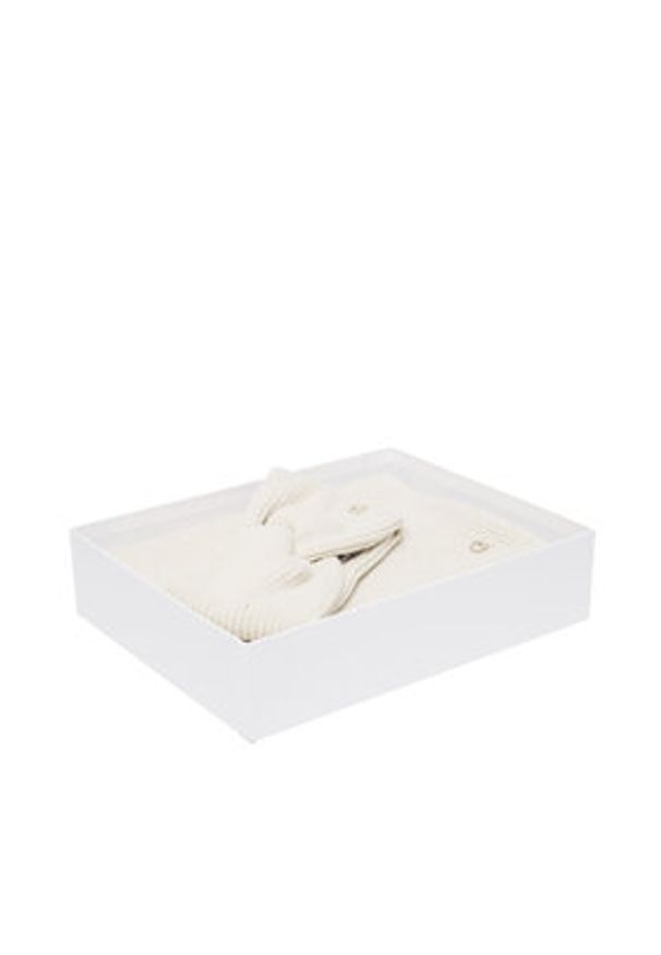 Calvin Klein Szalik Re-Lock K60K610415 Beżowy. Kolor: beżowy. Materiał: materiał, poliamid, nylon
