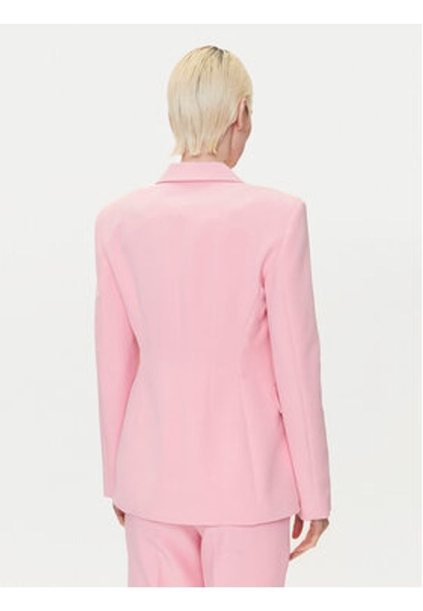 Hugo - HUGO Marynarka Asmalla-1 50533901 Czerwony Slim Fit. Kolor: czerwony. Materiał: syntetyk