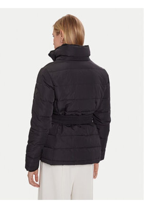 Morgan Kurtka puchowa 252-GAMONI Czarny Slim Fit. Kolor: czarny. Materiał: syntetyk
