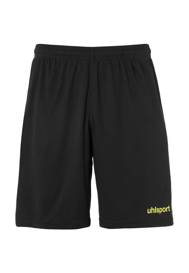UHLSPORT - Spodenki bez zapięcia Uhlsport Center Basic. Kolor: żółty, wielokolorowy, czarny. Materiał: materiał. Długość: krótkie