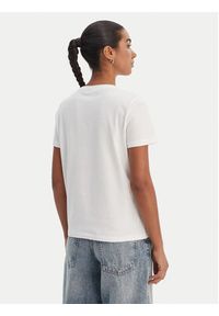 Desigual T-Shirt 26SWTK51 Biały Regular Fit. Kolor: biały. Materiał: bawełna #5