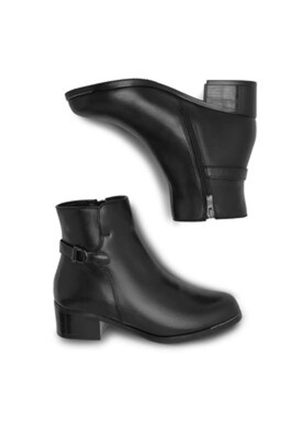 Go Soft Botki RST-AUGUSTA-12 Czarny. Kolor: czarny. Materiał: skóra