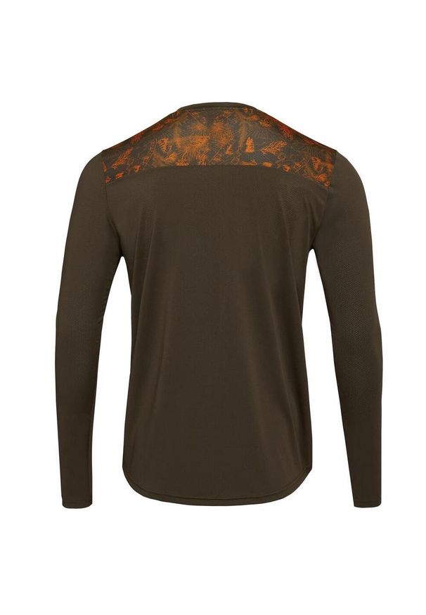 Silvini - Koszulka rowerowa (z długim rękawem) męska SILVINI Men Jersey ELLO. Kolor: zielony, pomarańczowy, wielokolorowy. Materiał: jersey. Długość rękawa: długi rękaw. Długość: długie