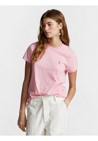 Polo Ralph Lauren T-Shirt New Rltpp 211898698019 Różowy Regular Fit. Typ kołnierza: polo. Kolor: różowy. Materiał: bawełna #1