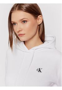 Calvin Klein Jeans Bluza Embroidered Logo J20J213178 Biały Regular Fit. Kolor: biały. Materiał: bawełna, syntetyk #5