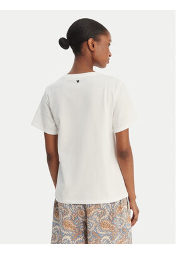 Weekend Max Mara T-Shirt Bora 2615971042 Biały Regular Fit. Kolor: biały. Materiał: bawełna