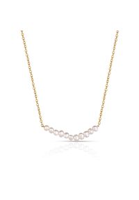 W.KRUK RABAT Naszyjnik - srebro 925, Perła - SAU/NP003Z. Materiał: srebrne. Wzór: ażurowy, aplikacja. Kamień szlachetny: perła #1