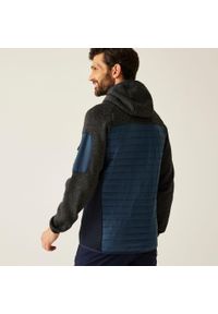 Regatta - Kurtka męska hybrydowa Newhill. Kolor: niebieski, zielony, wielokolorowy. Materiał: puch. Sport: turystyka piesza #2