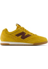 Buty unisex New Balance URC42HE – żółte. Okazja: na co dzień. Kolor: żółty. Materiał: guma, skóra, syntetyk, materiał. Szerokość cholewki: normalna