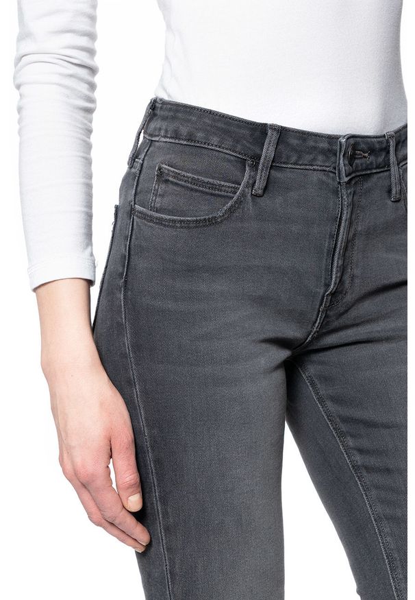 Lee - DAMSKIE SPODNIE JEANSOWE LEE ELLY BLACK FLOW L305CPRW 112105969