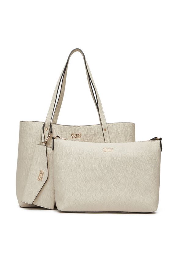 Guess Torebka HWPG96 48230 Écru. Materiał: skórzane